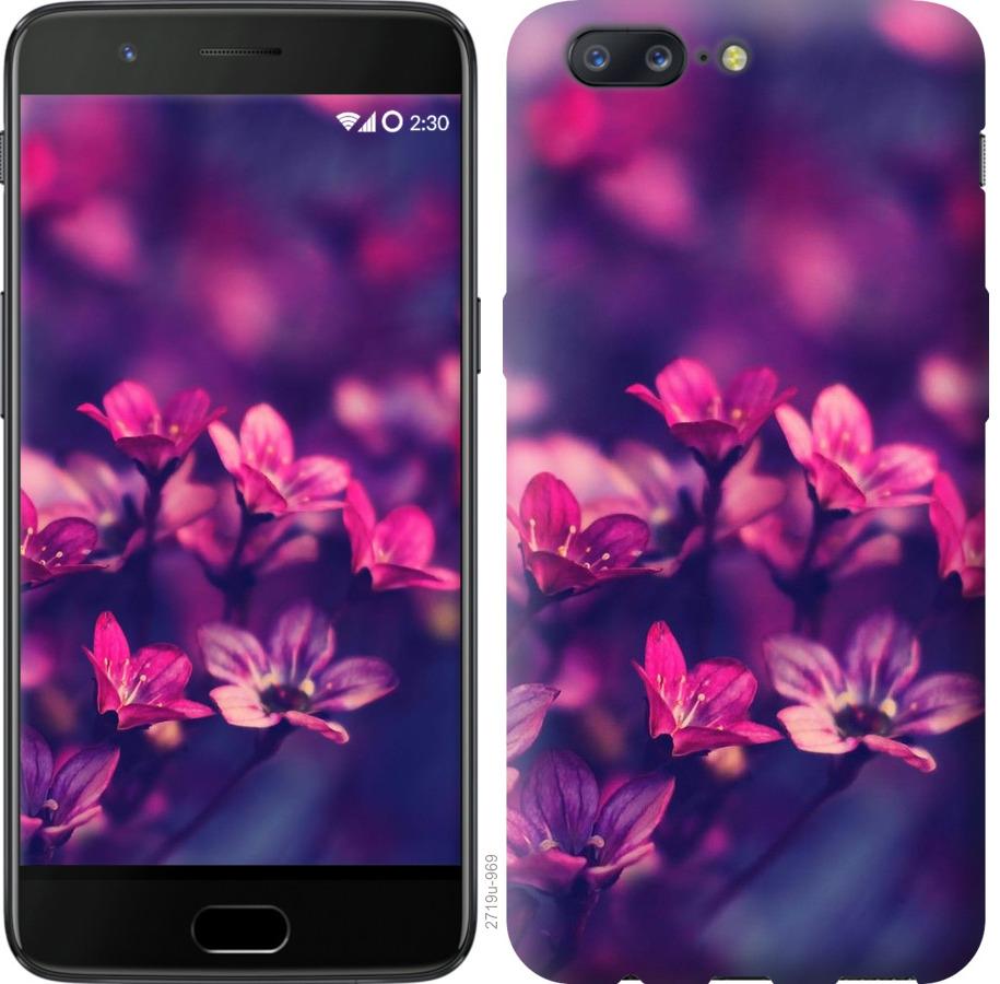 

Чохол на OnePlus 5 Пурпурні квіти