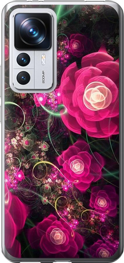 Чохол на Xiaomi 12T Pro Абстрактні квіти 3