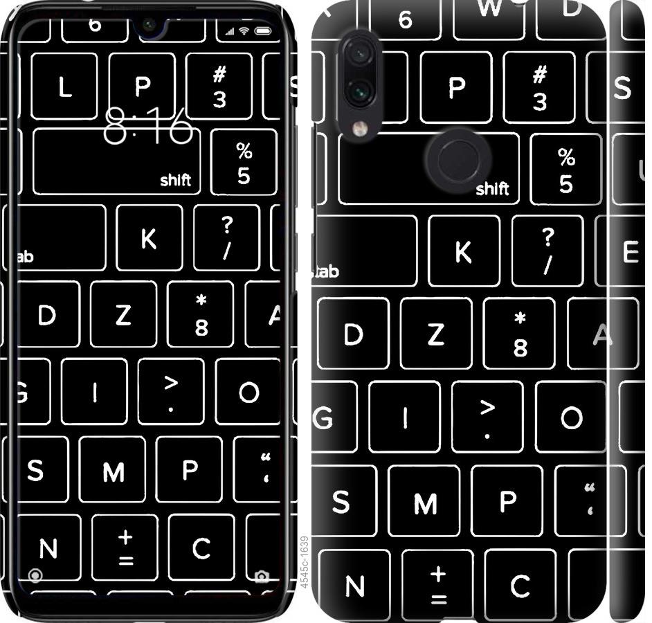 Чехол на Xiaomi Redmi Note 7 Клавиатура
