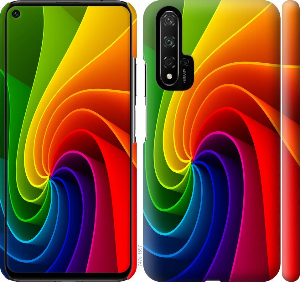 

Чохол на Huawei Nova 5T Райдужний вихор