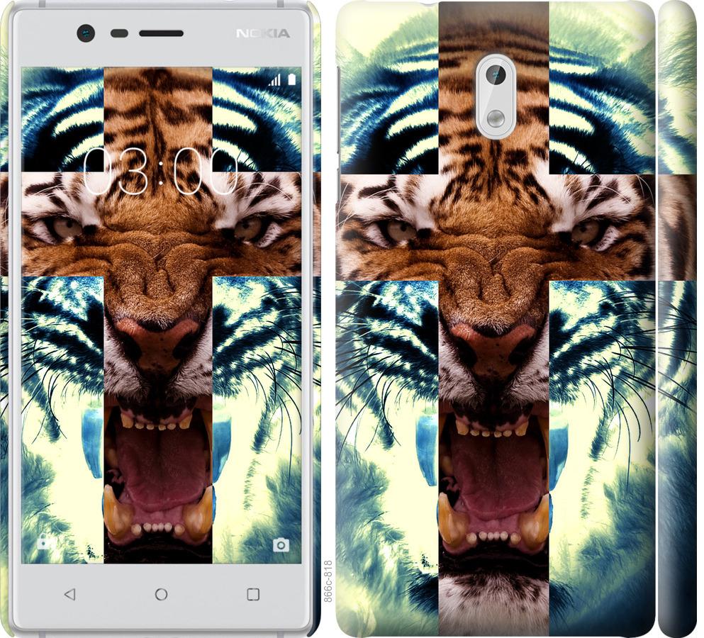 

Чохол на Nokia 3 Злий тигр