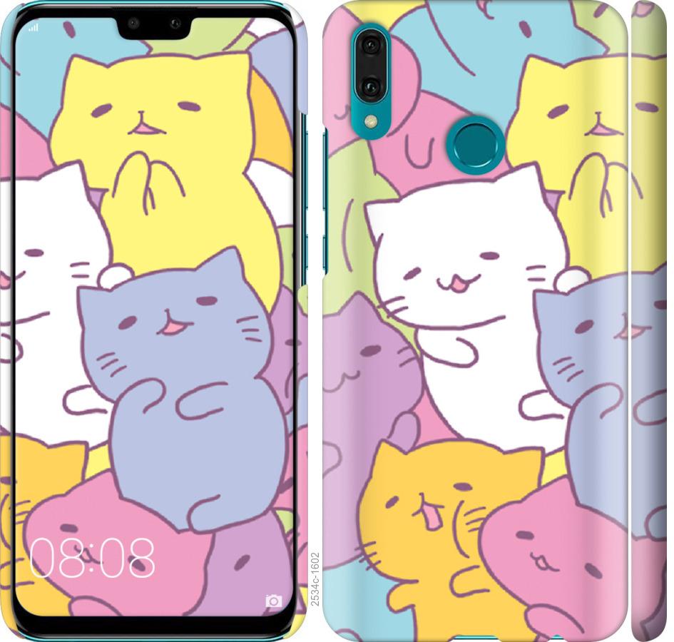 

Чехол на Huawei Y9 2019 Котики