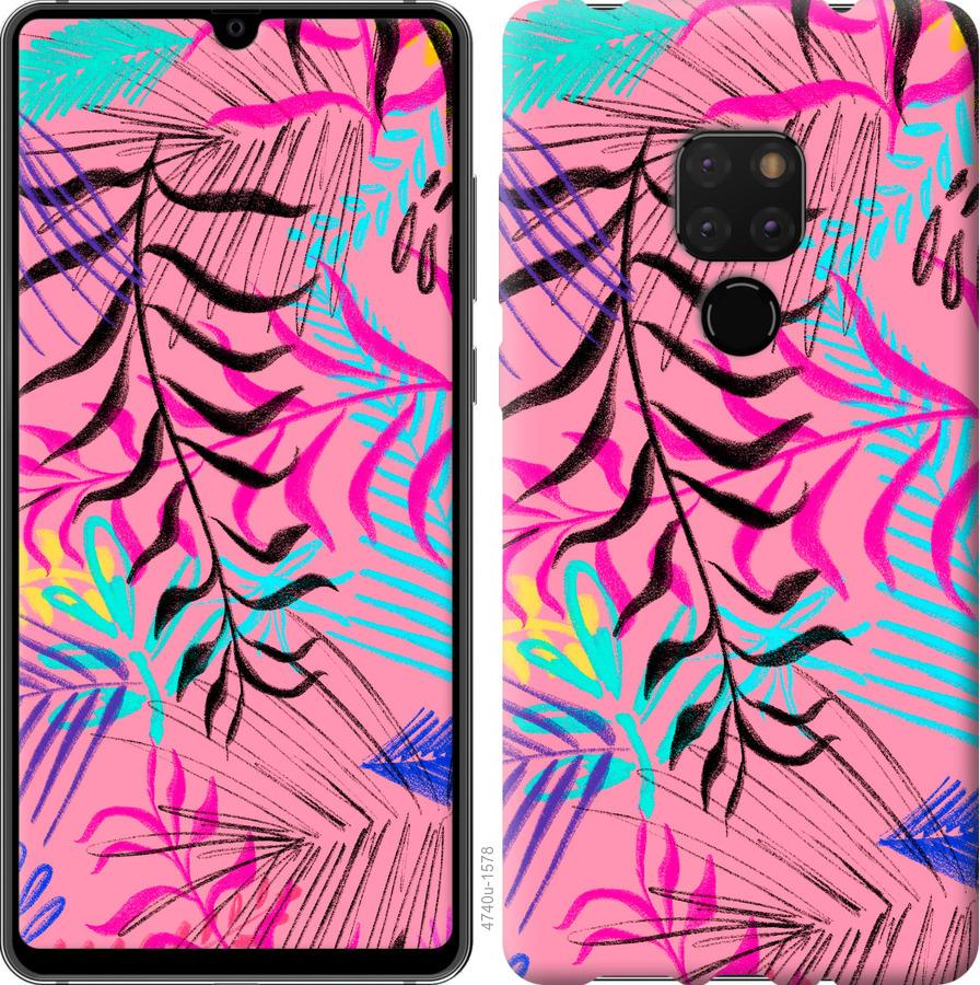 

Чохол на Huawei Mate 20 Рослинний візерунок 2