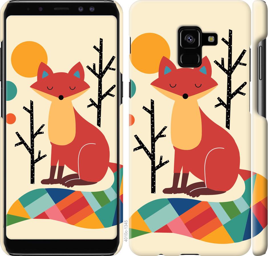 

Чехол на Samsung Galaxy A8 Plus 2018 A730F Rainbow fox