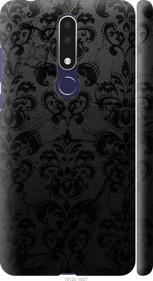 

Чехол на Nokia 3.1 Plus узор черный