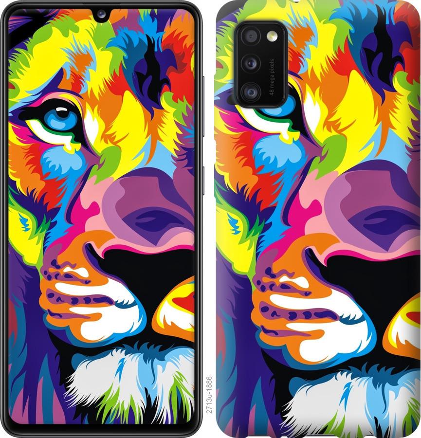 

Чохол на Oppo A52 Різнобарвний лев