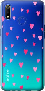 

Чохол на Realme 3 Серця 2