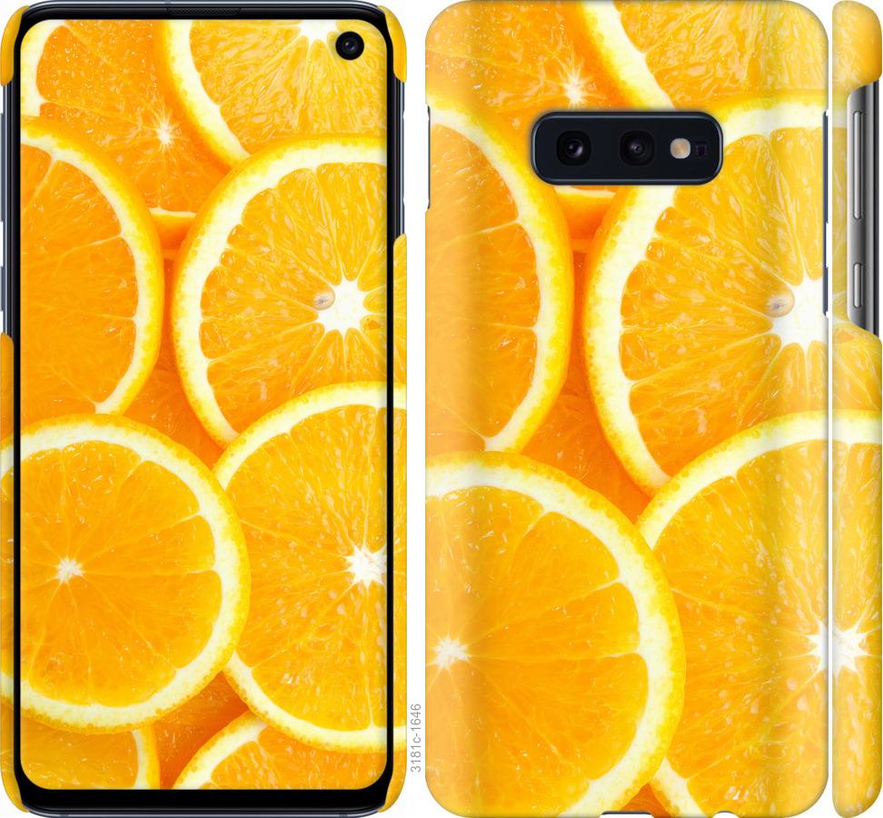 

Чохол на Samsung Galaxy S10e Частки апельсина