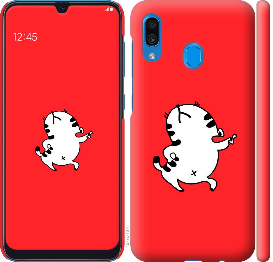 

Чехол на Samsung Galaxy A20 2019 A205F Котик