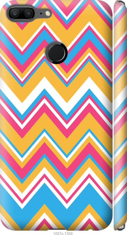 

Чехол на Huawei Honor 9 Lite Шеврон v2