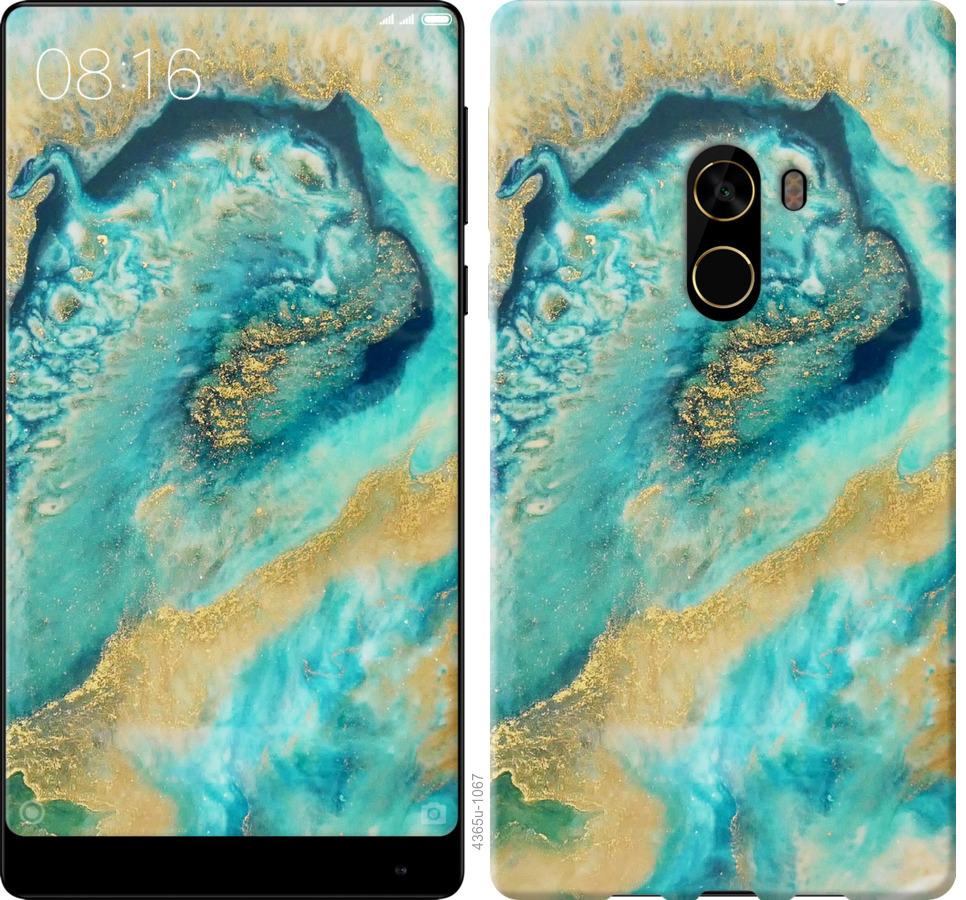 

Чехол на Xiaomi Mi MiX 2 Green marble