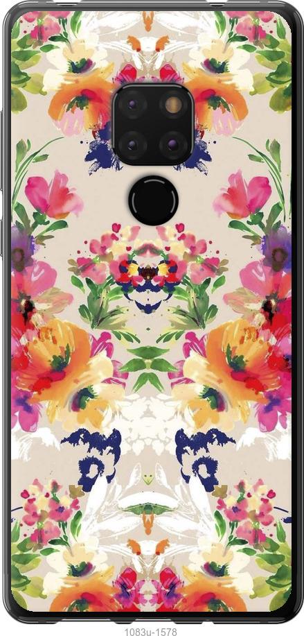 

Чехол на Huawei Mate 20 Цветочный узор