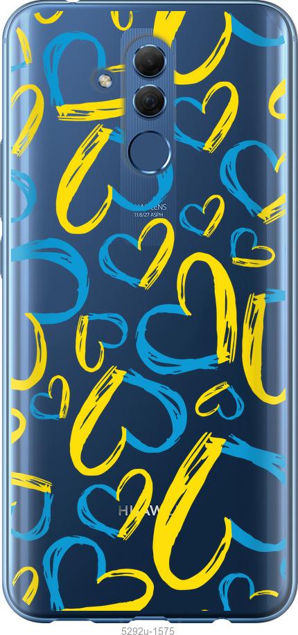 

Чехол на Huawei Mate 20 Lite Сердца UA
