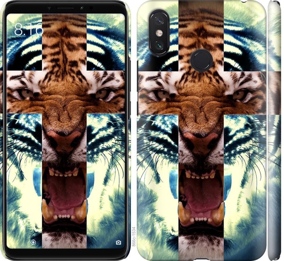 

Чохол на Xiaomi Mi Max 3 Злий тигр