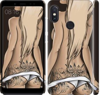 

Чохол на Xiaomi Redmi Note 5 Дівчина з татуюванням
