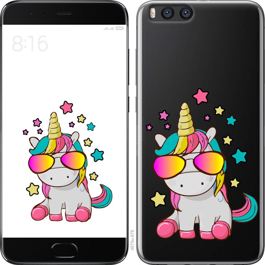 

Чехол на Xiaomi Mi Note 3 Единорог в очках
