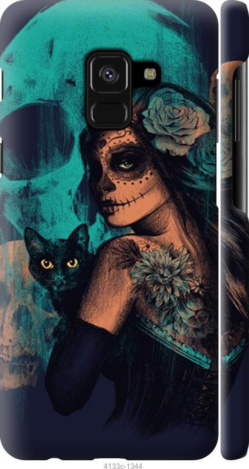 

Чехол на Samsung Galaxy S9 White and black 1