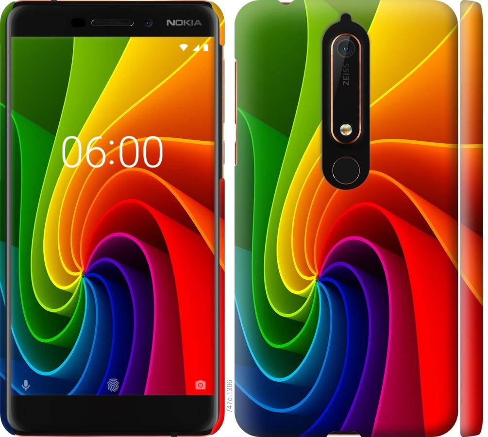 

Чохол на Nokia 6 2018 Райдужний вихор