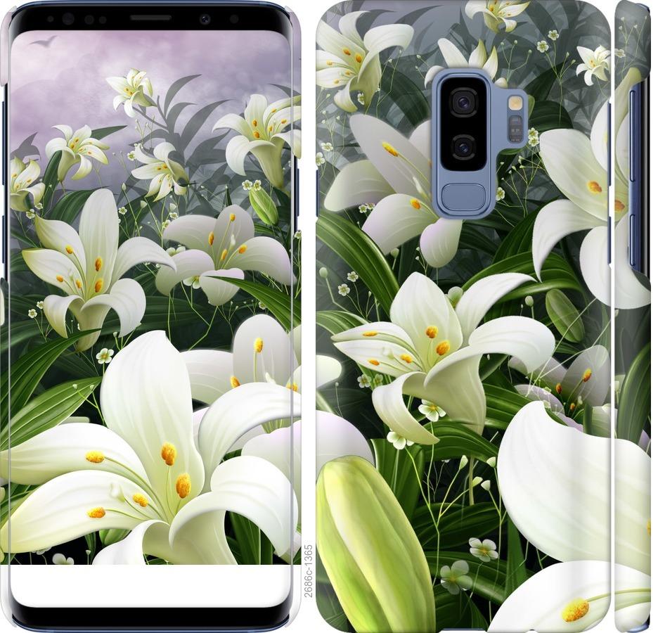 

Чохол на Samsung Galaxy S9 Plus білі лілії