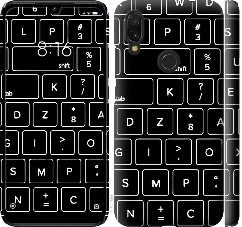 Чехол на Xiaomi Redmi 7 Клавиатура