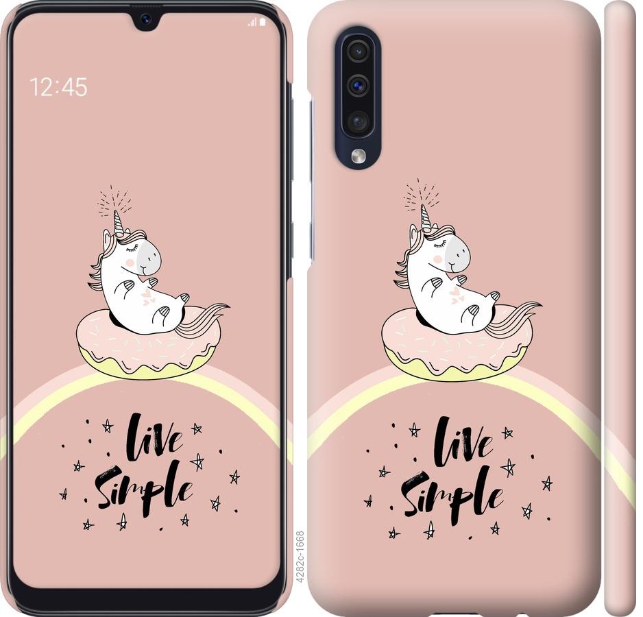

Чехол на Samsung Galaxy A50 2019 A505F Единорожка в пончике