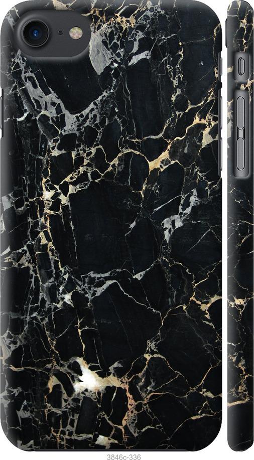 

Чехол на iPhone SE 2020 Черный мрамор