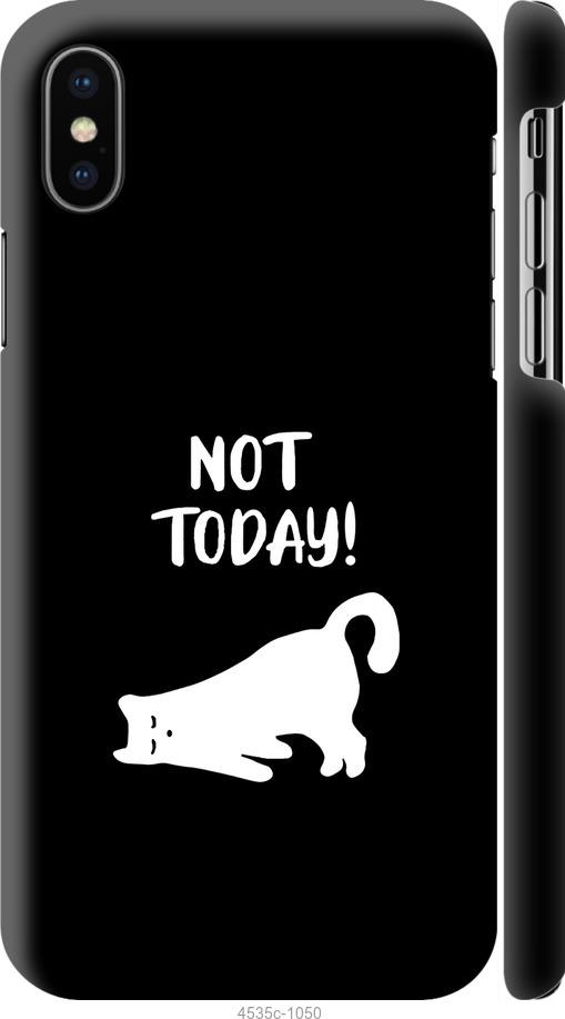 

Чохол на iPhone X Втомлений кіт