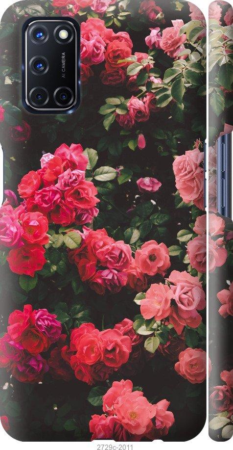 

Чехол на Oppo A72 Куст с розами