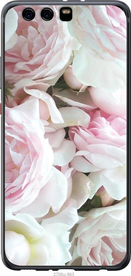 

Чехол на Huawei P10 Plus Пионы v2