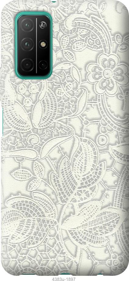 

Чехол на Huawei Honor 30S Белое кружево