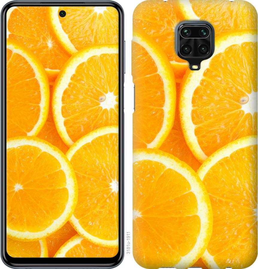

Чохол на Xiaomi Redmi Note 9 Pro Частки апельсина