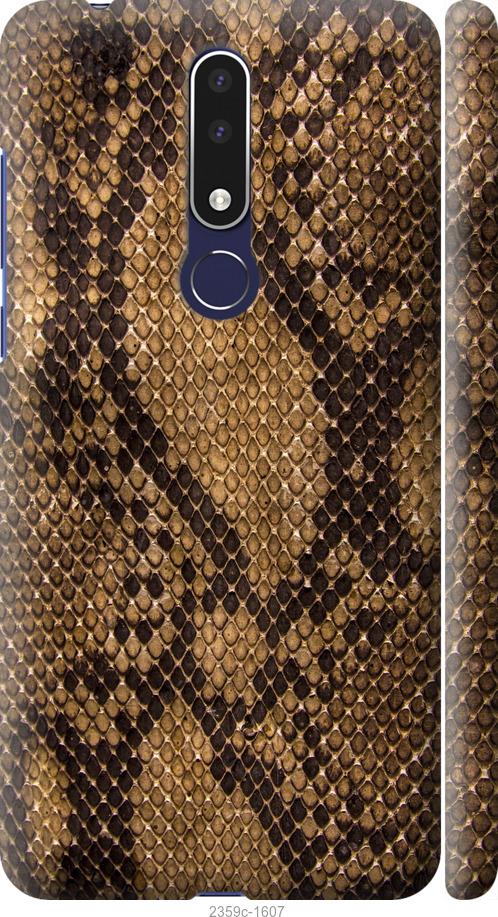 

Чехол на Nokia 3.1 Plus Змеиная кожа