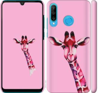 

Чохол на Huawei P30 Lite Рожева жирафа