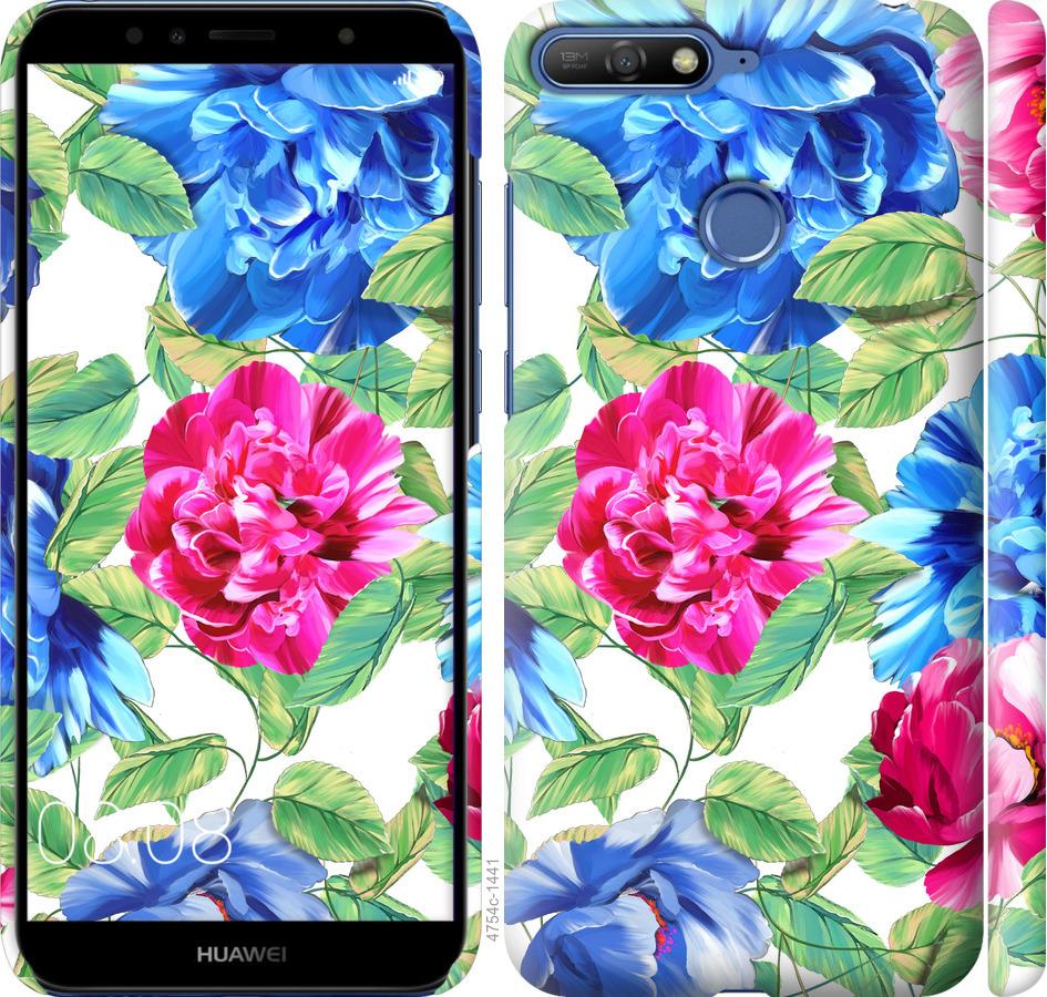 

Чохол на Huawei Y6 Prime 2018 квіти 21