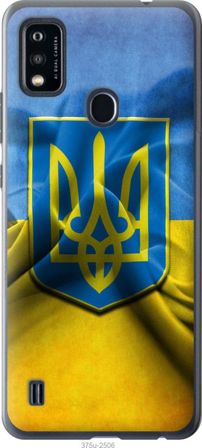 

Чохол на ZTE Blade A51 Прапор та герб України 1