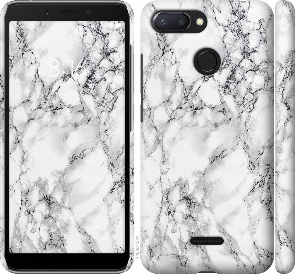 

Чохол на Xiaomi Redmi 6 мармур білий