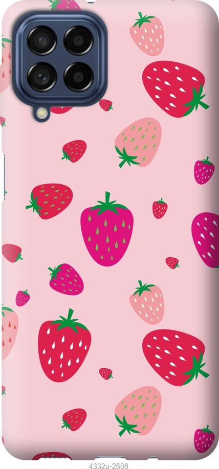 Чохол на Samsung Galaxy M53 M536B Полунички