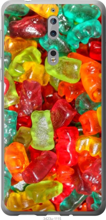 

Чехол на Nokia 8 Желейки haribo