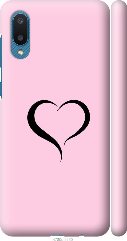 

Чехол на Samsung Galaxy A02 A022G Сердце 1