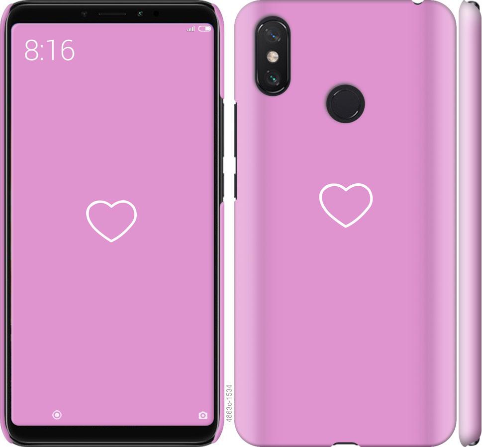 

Чохол на Xiaomi Mi Max 3 серце 2