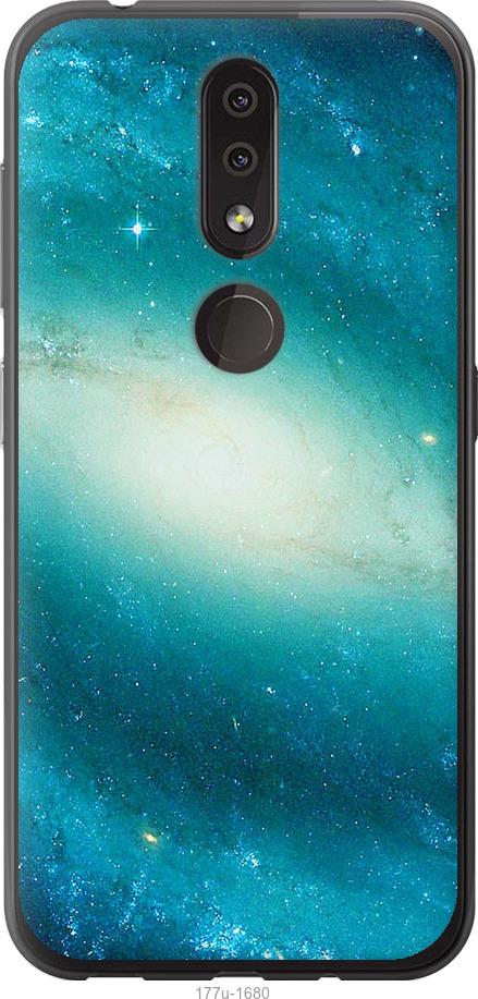 

Чехол на Nokia 4.2 Голубая галактика