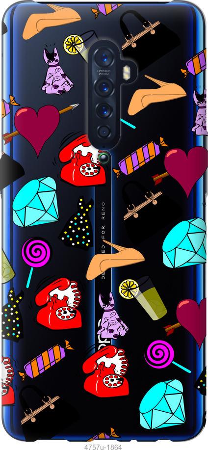 

Чехол на Oppo Reno 2 stickers