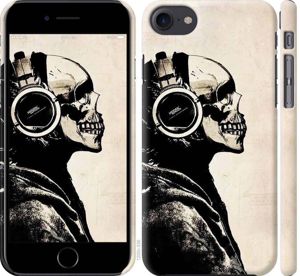 

Чохол на iPhone 7 Скелет-меломан v2