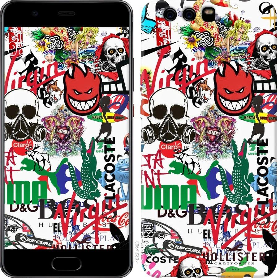

Чохол на Huawei P10 Plus Many different logos