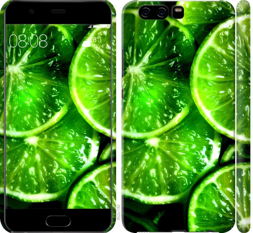 

Чохол на Huawei P10 Зелені часточки лимона