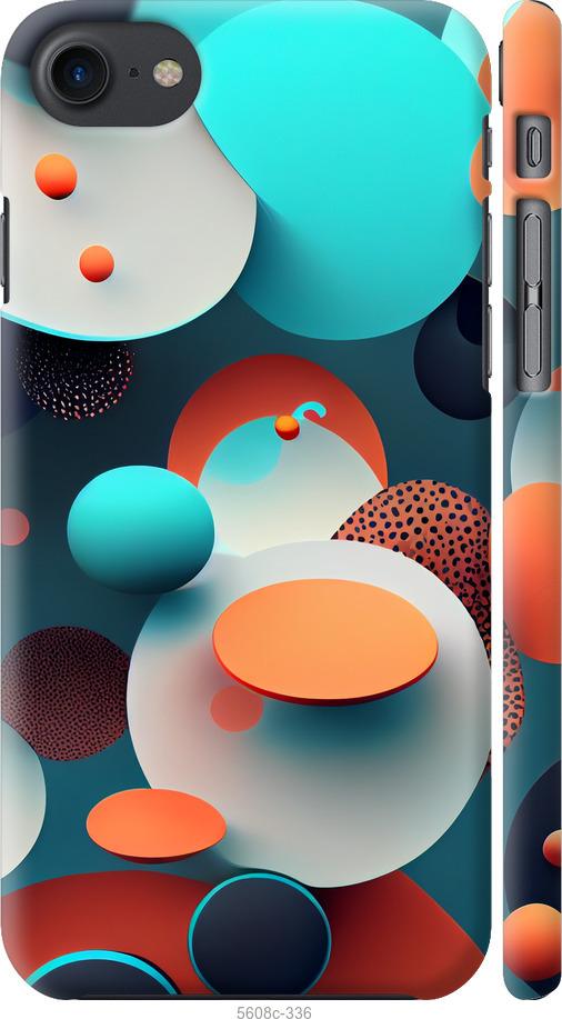 Чехол на iPhone 7 Горошек абстракция