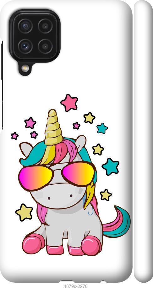 

Чехол на Samsung Galaxy A22 A225F Единорог в очках