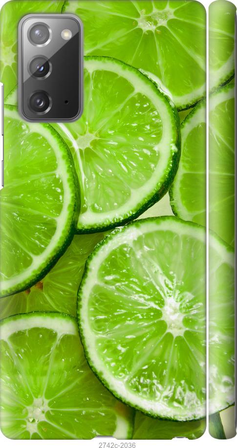 

Чохол на Samsung Galaxy Note 20 Лайм