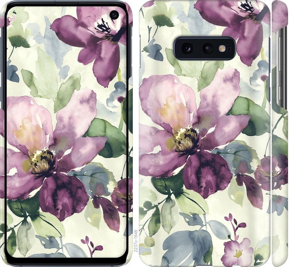 

Чохол на Samsung Galaxy S10e Квіти аквареллю