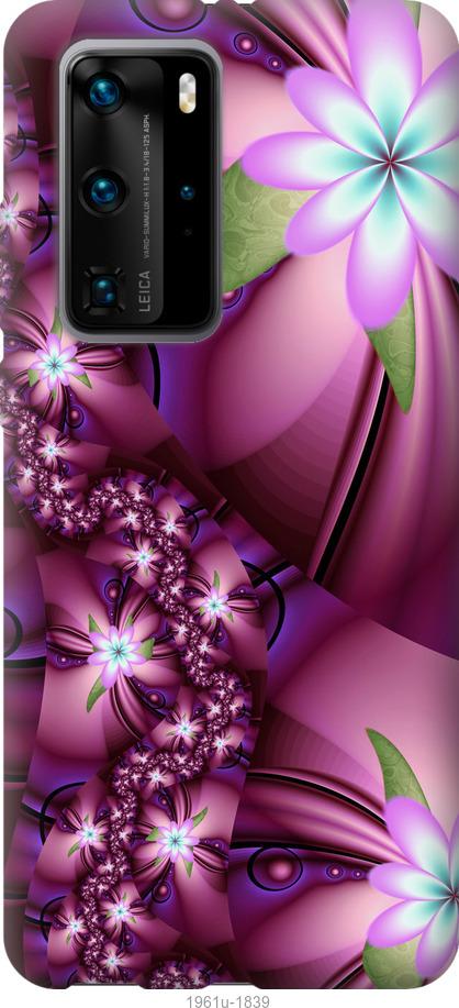 

Чехол на Huawei P40 Pro Цветочная мозаика